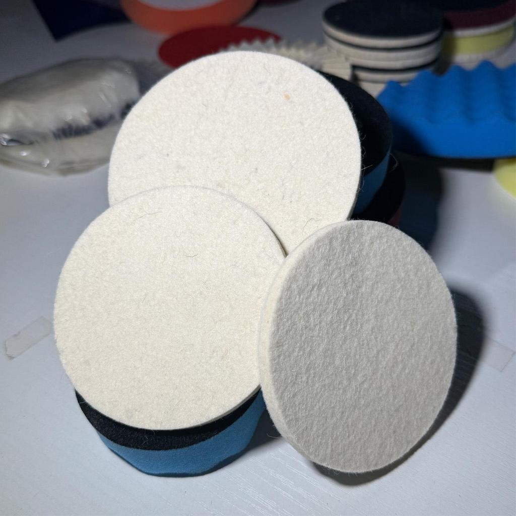 Wool Flat Polishing Disc: Self-Adhesive Pad for Glass and Mirror