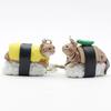 Cartoon Sushi Cat Keychain - Cute Kitten Pendant for Bags and Cars