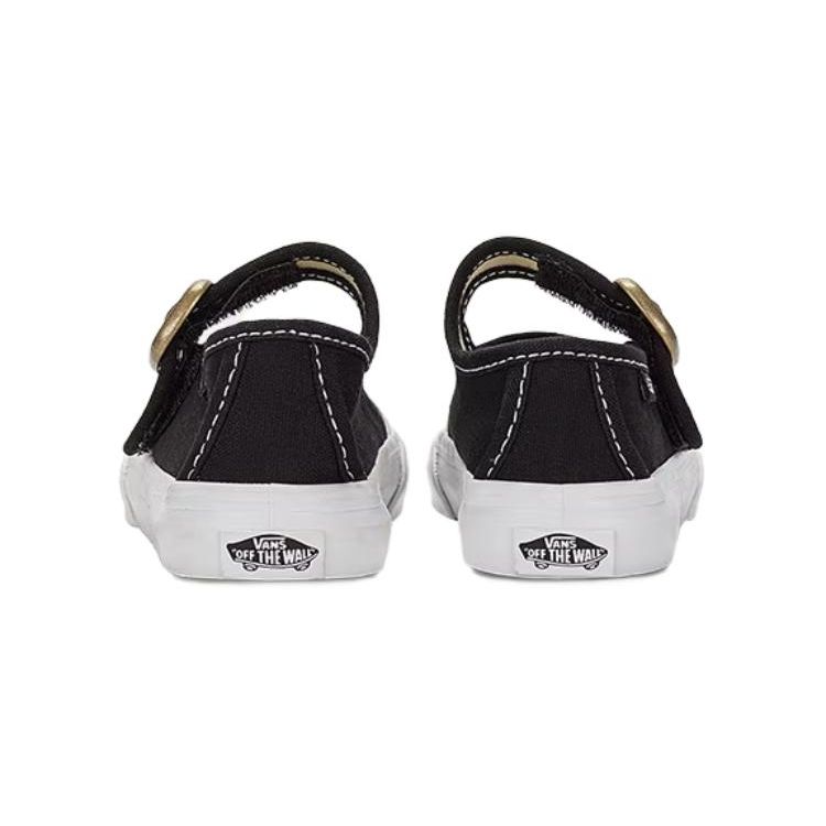 Vans Mary Jane Toddler Black White Baby Sneakers True-White VN000CRY6BT