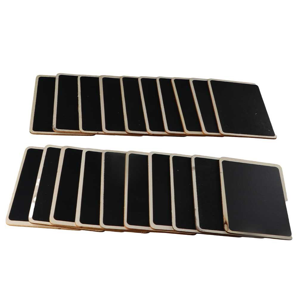 Wedding Home Rectangular Mini Wooden Message Chalkboard Notice Board Blackboard With Stand