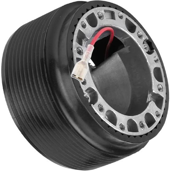 Steering Wheel Adapter, 0.6inch Aluminum 6 Hole Steering Wheel Racing Hub Adapter Quick Release Steering Wheel Kit Racing Hub Adapter for 323 Miata