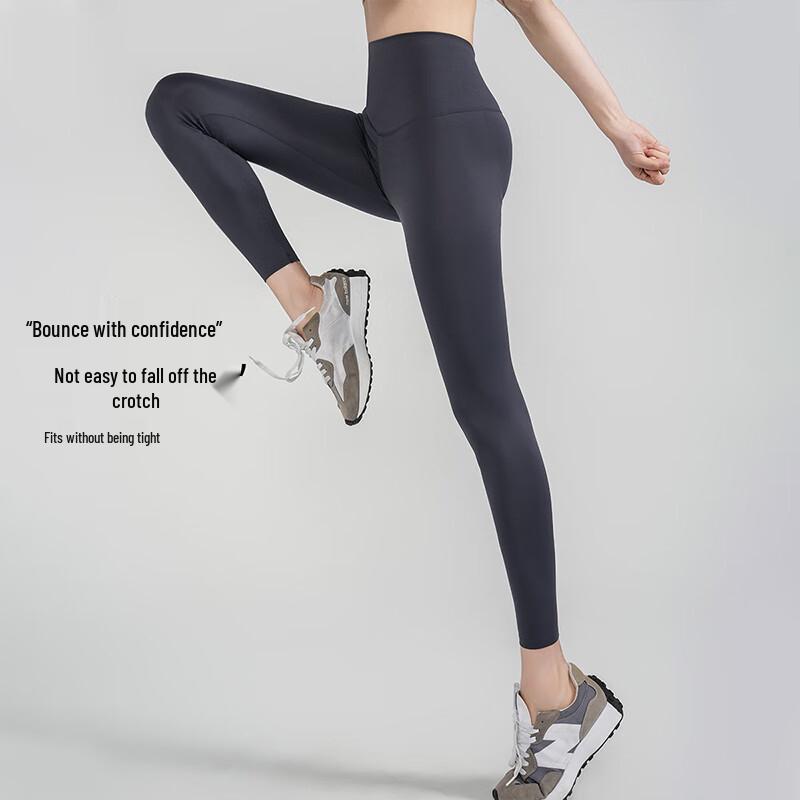 Dámské bezešvé legíny Xueqiman s vysokým pasem a žraločím vzorem