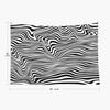 Black White Relief Tunnel Optical Illusion Tapestry 60X50Inches Wall Art Tapestries Hanging For Dorm Room Living Home Decorative