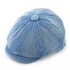 Men'S Beret Hat New Fashion Newsboy Caps Male Outdoor Streetwear Berets Washed Denim Peaked Cap Men Casual Vintage Boina Hats