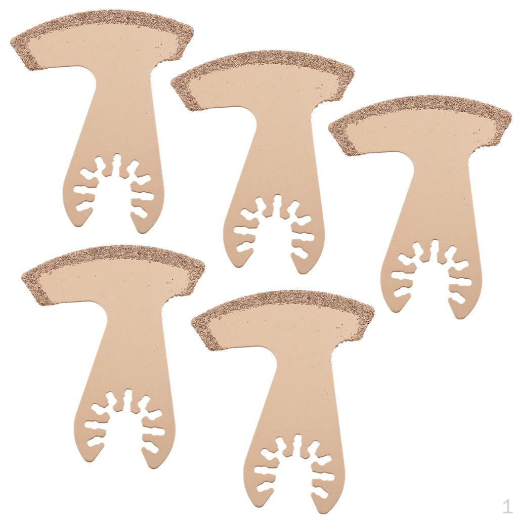 

5 штук Многофункциональный инструмент Карбидный сапожок Удалитель затирки для плитки 65 мм