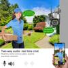 New 8MP 4K Dual Screen Camara 4G/WiFi IP Camera Monitor Smart Home Outdoor Waterproof PTZ CCTV Camera V380 Pro Security Protection