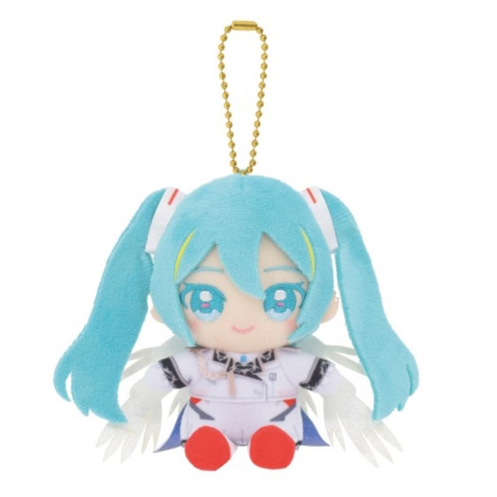Gundam 45th Anniversary x Hatsune Miku Hatsune Miku x Aile Strike Gundam Chibi Plush Sitting Mascot