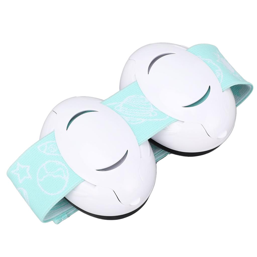 Baby Earmuffs Hearing Protection Adjustable Band Portable Noise Cancelling Headphones for Infant Toddlers White