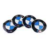KSMH6 4Pcs Car Styling BMW Emblem Tire Wheel Center Sticker Hub Cap Badge Decals For BMW M Power 1 3 4 5 6 7 M3 M5 M6 E46 E39 E60 E90