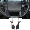 Matte Black Steering Wheel Frame Cover Trim Bezels For 4runner 2010+ Tundra 14+