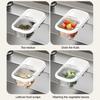 Sink Drain Strainer with Suction Cup Kitchen Sink Food Residue Catcher Basket Fine Mesh Strainer for Food Waste Leftovers