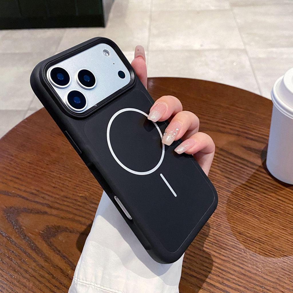 IPhone 17 Pro Max Skin-Feel Magnetische Hülle - Originalfarbe, Design mit großem Loch, Schutzhülle