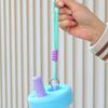 500ml Straw Cup With Leak-Proof Lid For Lady Cute Food Grade Heat Resistant Cup Tea Separation Filter Cups With Handle Water Cup