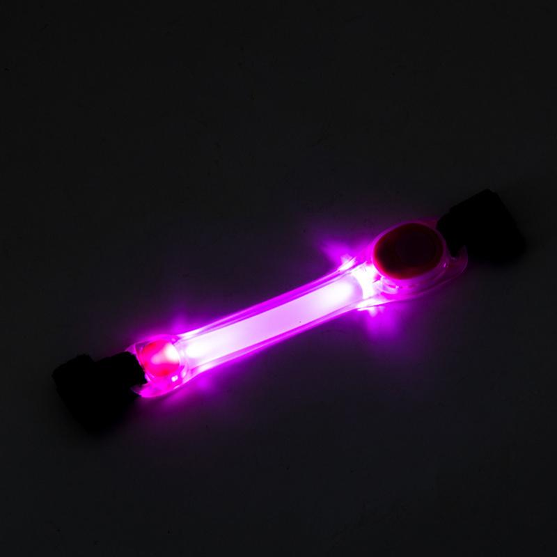 Colorful Silicone Luminous Band Multi-functional Pet Dog Collar Led Night Safety Flashing Warning