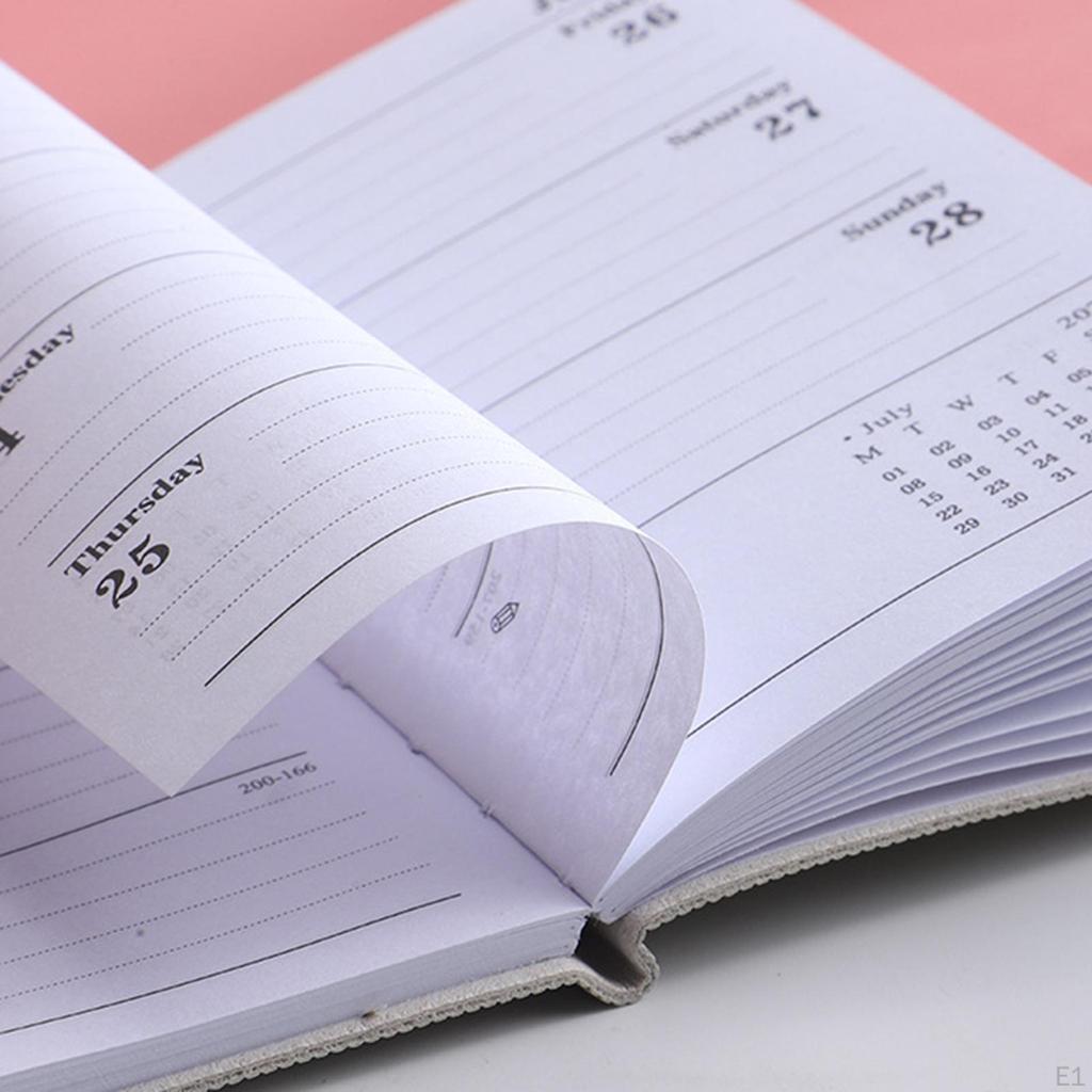 Planner Notebook Diary Monthly Professional Journal Double Sided Writing