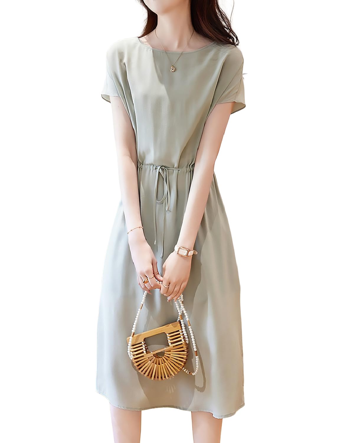 

Платье Lilly Chocolate Красивое Летнее Короткое Цвет и Размер XL, Рукава, Блок, Весна/Лето, Женское 40-х, 50-х, 60-х, Зеленый, зелёный