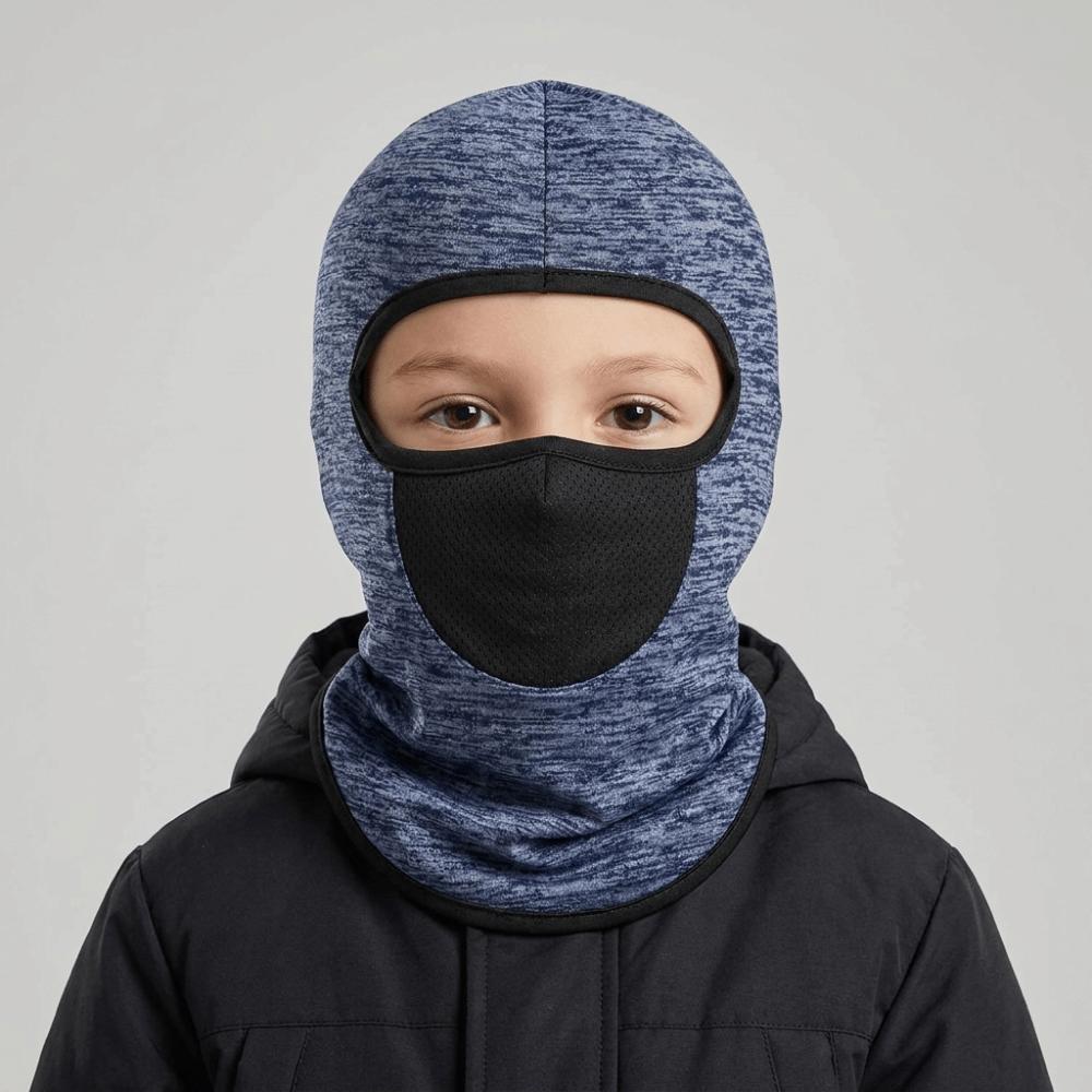 Ice Silk Sun Protection Mask Adjustable Sunscreen Full Face Cover Children Balaclava Hat  Summer