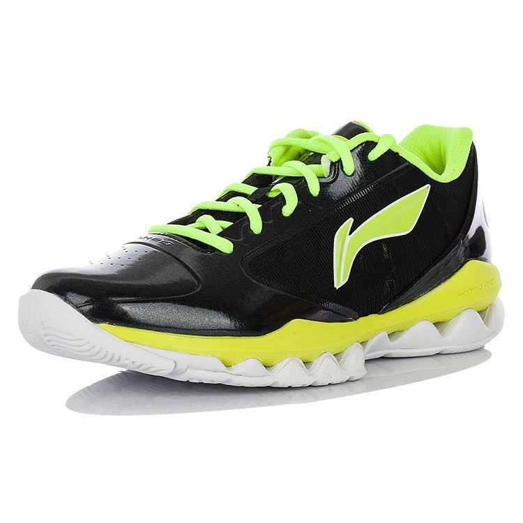Li Ning Arc 3.0 Shock Absorption Anti-Slip Wear-Resistant Supportive Low-Top Basketball Shoes Men sneaker Black Yellow ABPH149-1