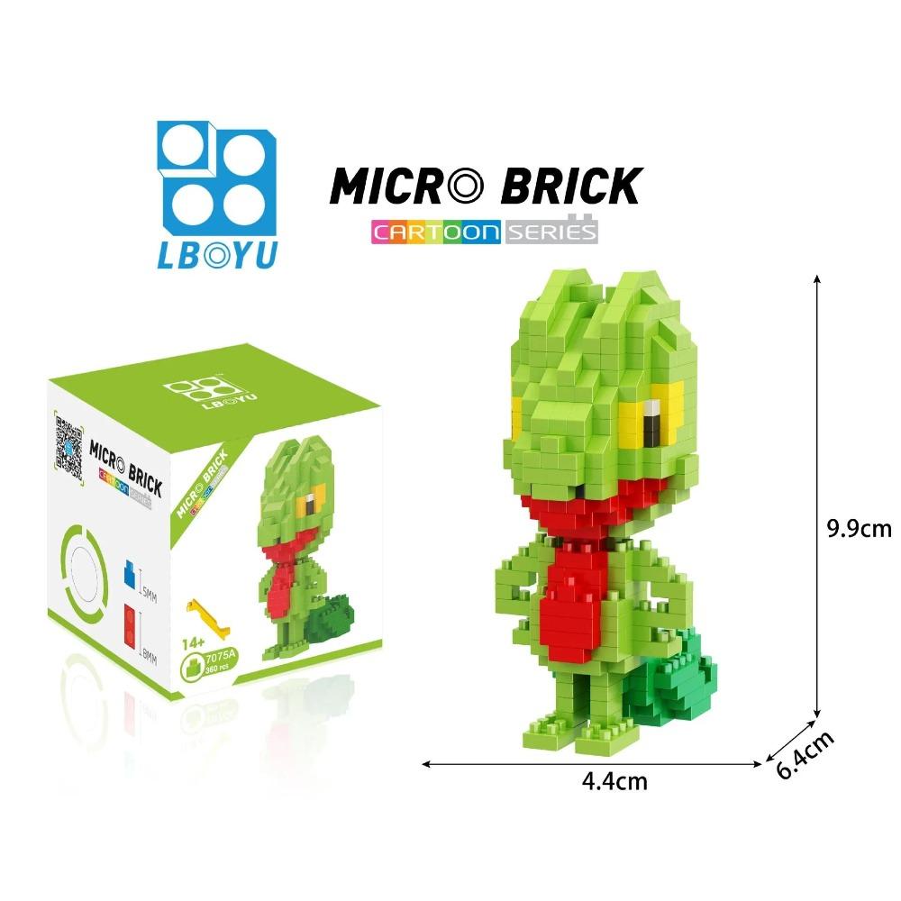Kawaii LNO Pokemon Micro Building Blocks Snorlax Blastoise Gengar Charmander Bulbasaur Pikachu Mini Brick Figures For Kids Toys