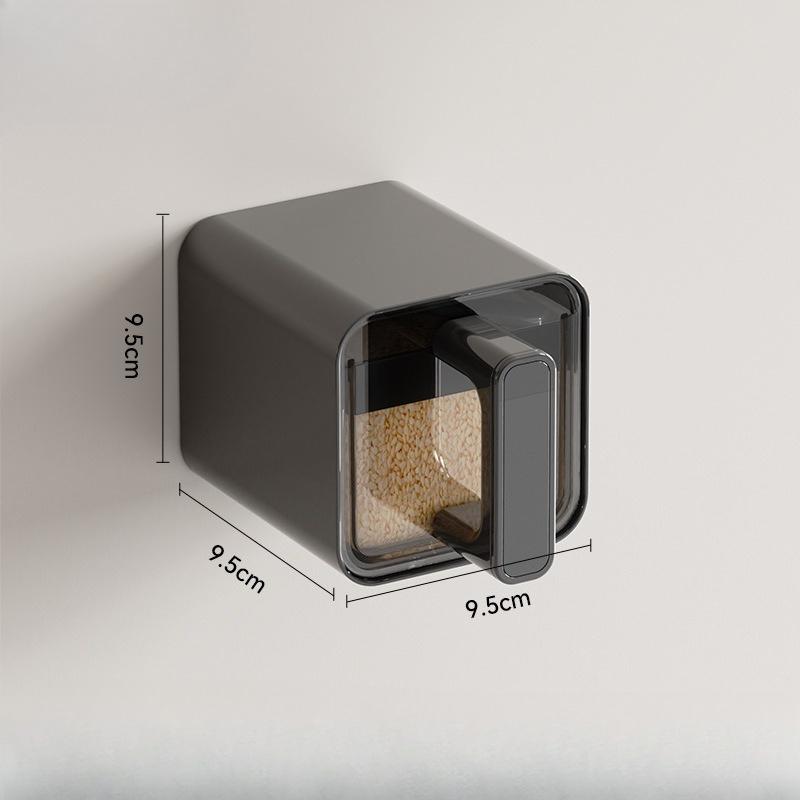 Seasoning Jar, Household Wall-mounted Kitchen Seasoning Box, Chili Jar, Sealed Salt Jar, Seasoning Container, Seasoning Box