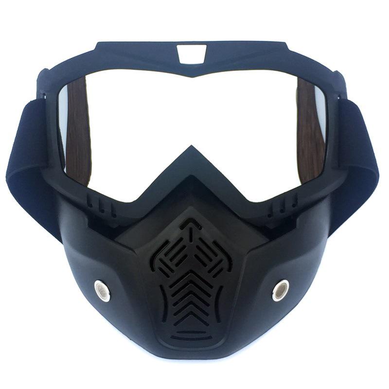 Retro Motorcycle Mask Goggles for Men and Women - Ideal for Off-Road Riding and Skiing
