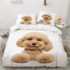 Border collie Bedding Set for Kids Boys, Cute Dog Cat Printed Duvet Cover Set, Twin/Full/Queen/King Bed Linen 200x200 140x200