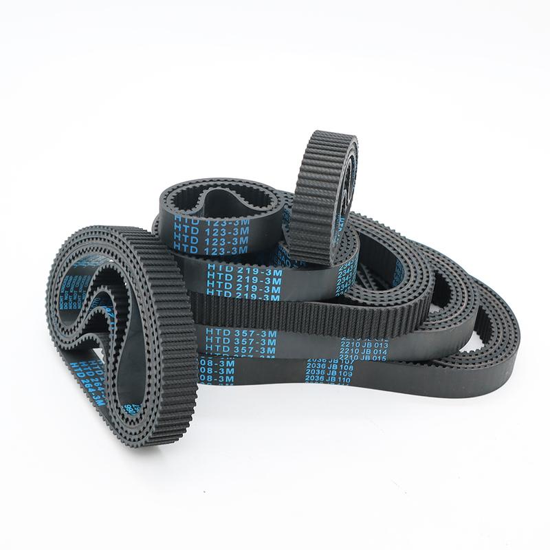 HTD3M Timing Belt Length 90mm To 255mm 3M Belt Width 6mm 10mm Synchronous Belt 3M Closed Loop Rubber Belt HTD 3M Belts 15mm 20mm