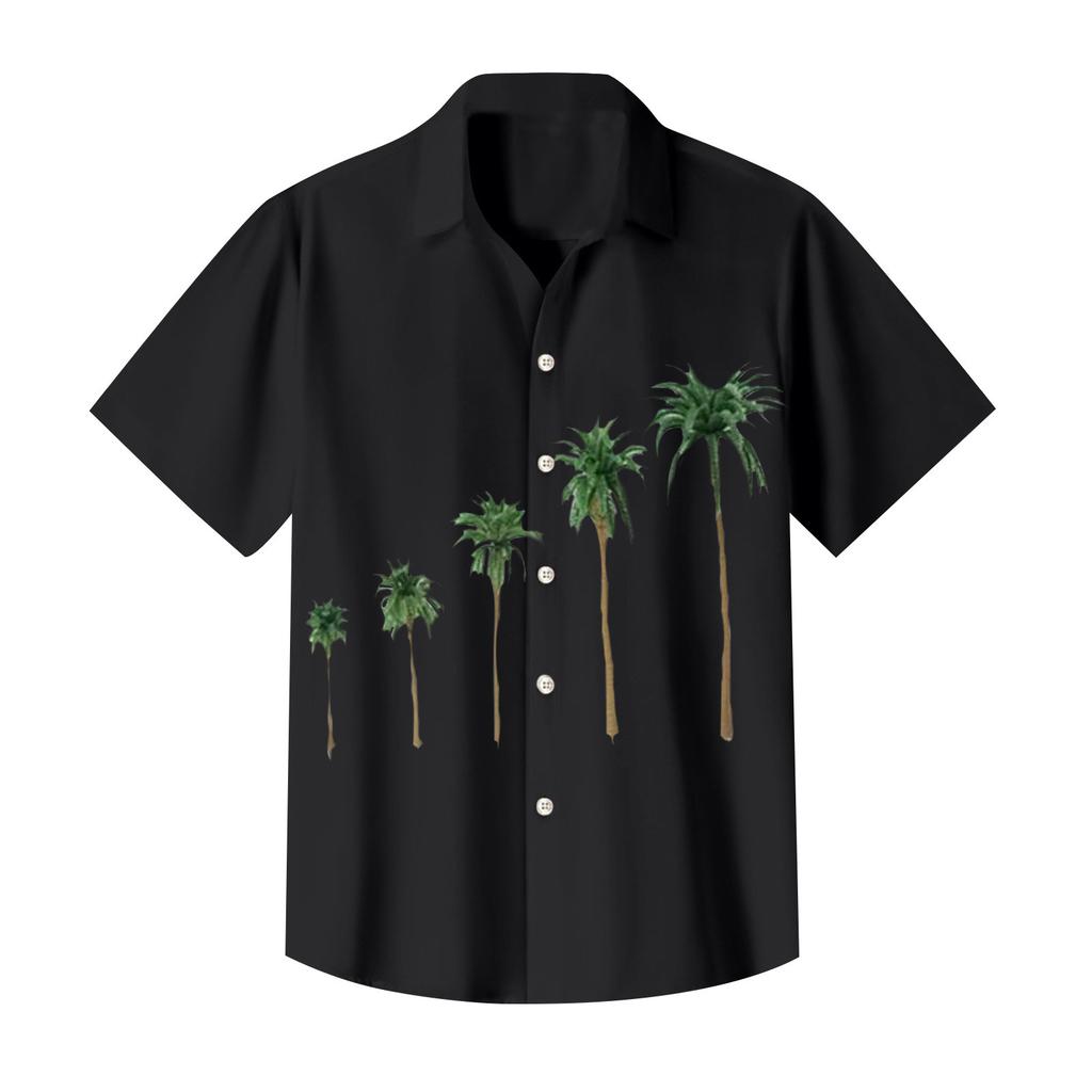 Chemise hawaïenne pour hommes, chemises de Bowling boutonnées Vintage pour hommes, chemise de plage d'été à manches courtes