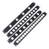 1U Rack Patch Metal Panel 4 8 12 16 Way Channel Flight Case Mount For Xlr Connecctor Speaker Jack Audio Cable Plug Socket