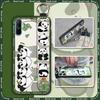Ring Anti-knock Phone Case For OPPO Realme C3/C3i/Narz N10A Fashion Design Cartoon Dirt-resistant Durable Silicone Panda