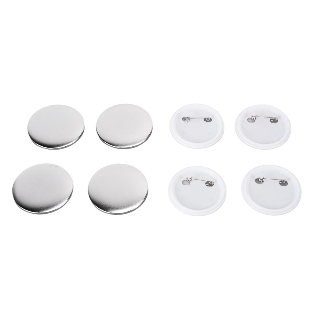 100 יחידות כיסוי אחורי לתג פח פלסטיק בסיס מניעת חלודה יציב כלי לתג DIY לחג המולד יום הולדת