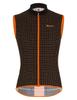Santini Nebula Gilet, Men's, Black/Orange, Size M, Cycling Wear