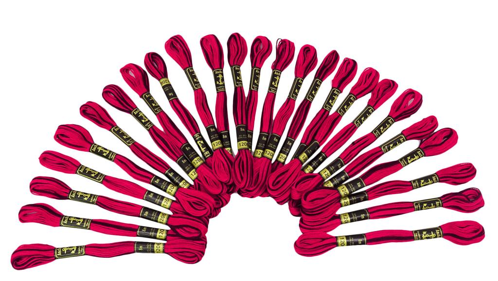 Anchor Cotton Knitting Thread Crochet Tatting Yarn Set Of 25 Pieces Embroidery