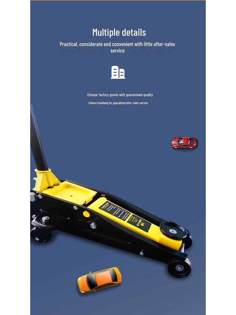 2T-3T Dual Pump Horizontal Hydraulic Jack for Off-Road Vehicles