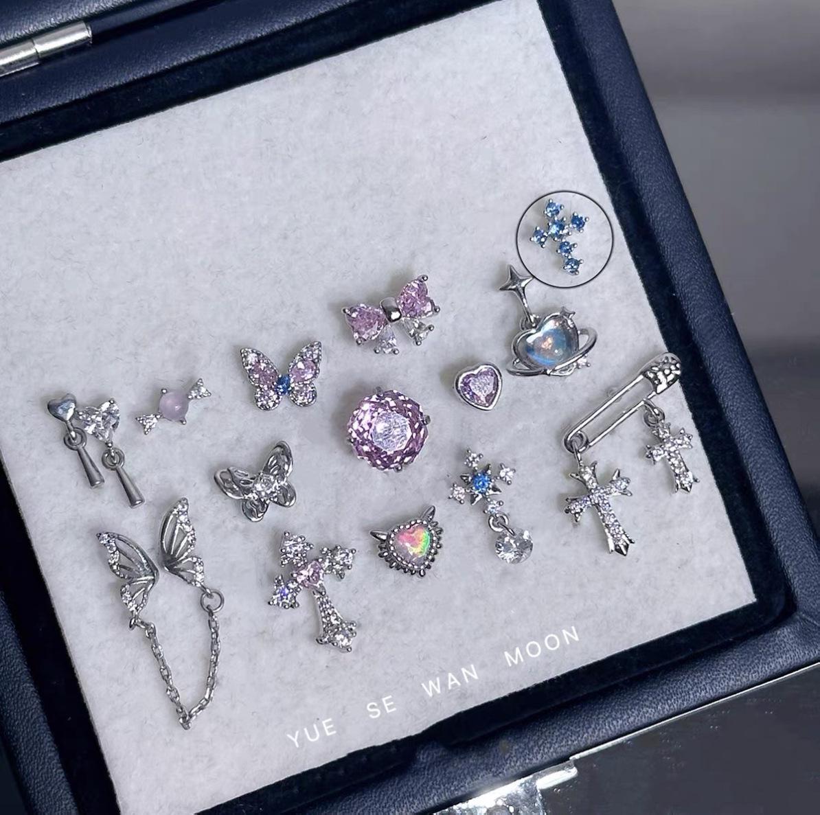Versatile Titanium Steel Ear Cartilage Studs: Korean & Japanese Style