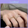 Elegant Korean Style Adjustable Pearl And Rhinestone Ring For Women Perfect For Fashionable Occasions