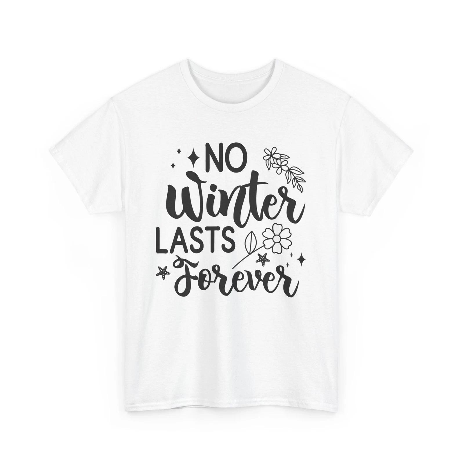 Bees Blossoms T-Shirt | No Winter Lasts Forever Shirt | Spring tee S