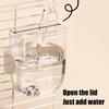 Bird Cage Water Dispenser Automatic Bird Water Feeder Non-Slip Pet Cage Waterer For Parakeet Cockatiels Budgies Lovebirds Canary
