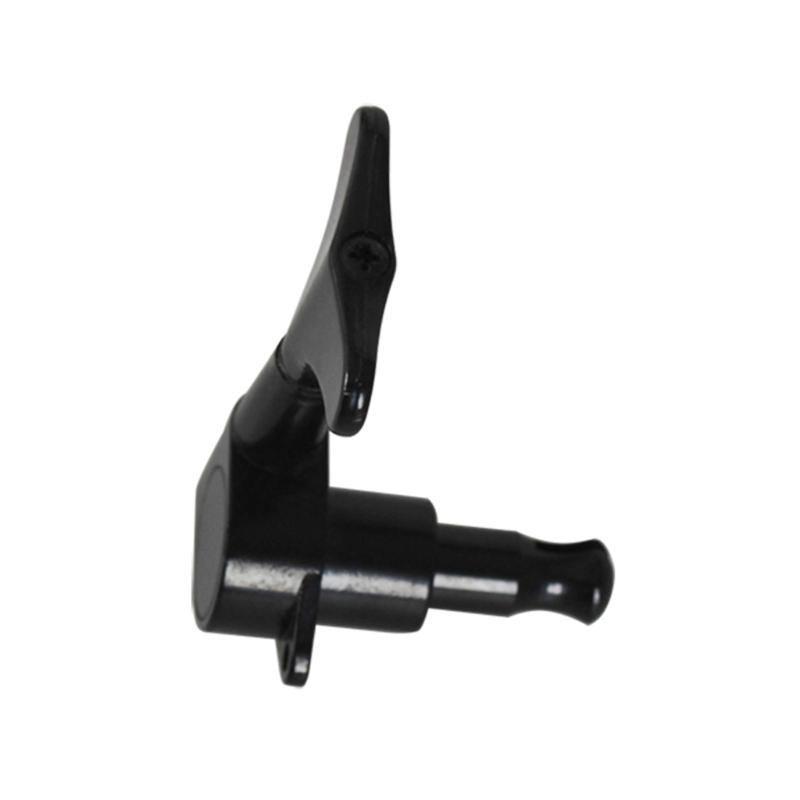 4Pcs Black Bass String Tuning Peg Replacement Bass Machine Head Knobs Sealed Tuning Key Replacement Bass Tuner Enduring