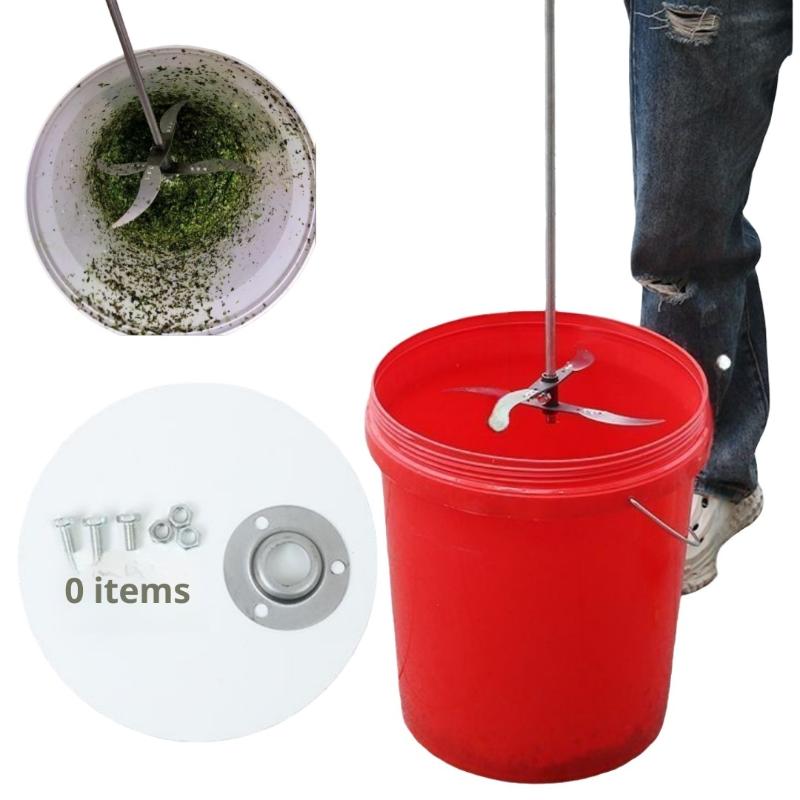 1 Set Household Farming Grinder Electric Drill Modified Crusher Forage Chopper Poultry Vegetable Shredder