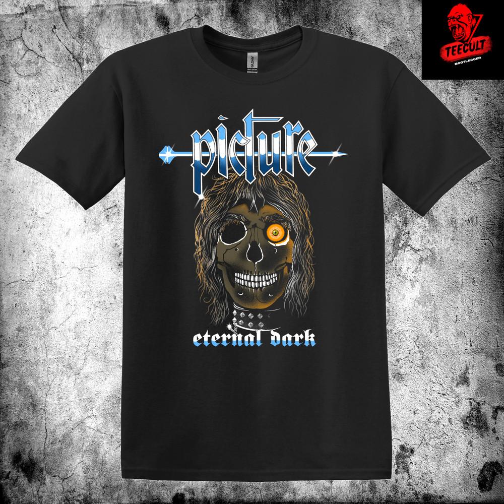 

Picture #039;Eternal Dark#039; Metal Rock Band Tee Unisex Heavy Cotton TShirt S–3XL Unisex T-Shirt XXL