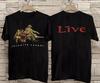 Vintage Live 1994 Throwing Copper Czarny Koszulka Koncertowa Koszulka Unisex