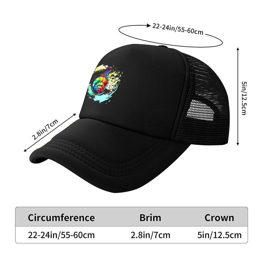 Rainbow Snail Baseball Cap Funny Hat Sun Hat For Children Fun Hats Dropshipping Womens Beach Mens