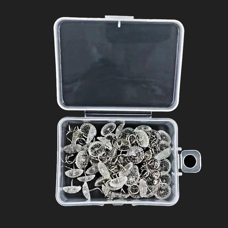 

30Pcs Sheet quilt sofa cushion clip holder, transparent head, twist screw head for sofa sofa bed cover 30pcs