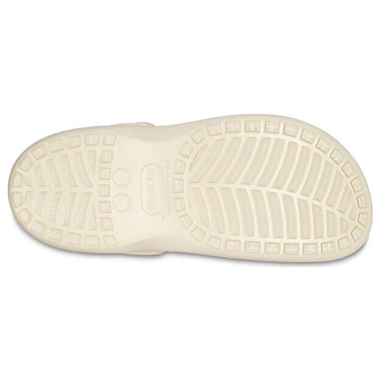 Crocs Baya Platform Clog EVA Non-Slip Durable Clogs Women clogs Winter-White 208186-11S