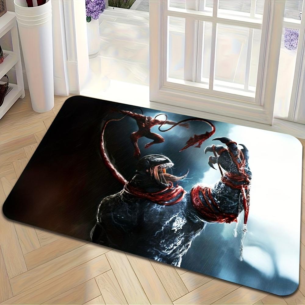 1pc, Floor Mat, Designed with Superhero & Classic Heroes Theme, Multiple Sizes, Suitable for Living Room, Bathroom, Kitchen,