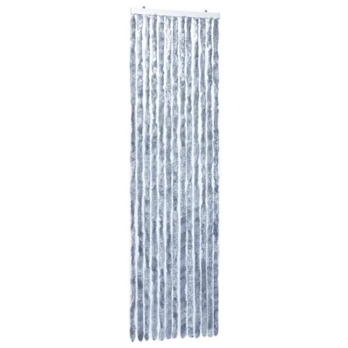 Moustiquaire - ZJCHAO - Argenté - 90x200 cm - Chenille - Réglable