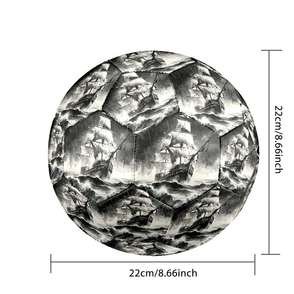 1pc Ship Storm Size 5 Soccer Ball Professional Lightweight Durable Match Training Football Indoor &Outdoor Sports BallTraining Ball y50