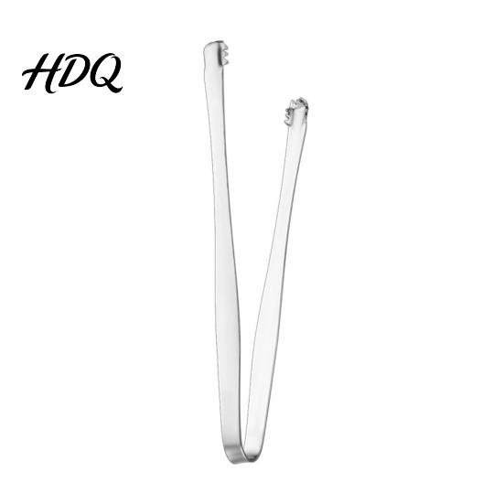 Ice Tong Stainless Steel Clamp with Anti-Slip Serrated Multi Purpose Serving Tongs