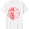 Spanish Bible Verse Rose Graphic Tee Religious Print Cotton Crewneck Tshirt For Men
